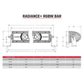 RIGID Industries Radiance  20 Light Bar  RGBW 220053