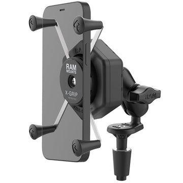RAM Mount RAM XGrip Large Phone Mount wVibeSafe  Fork Stem Base  Short RAMB176AUN10462