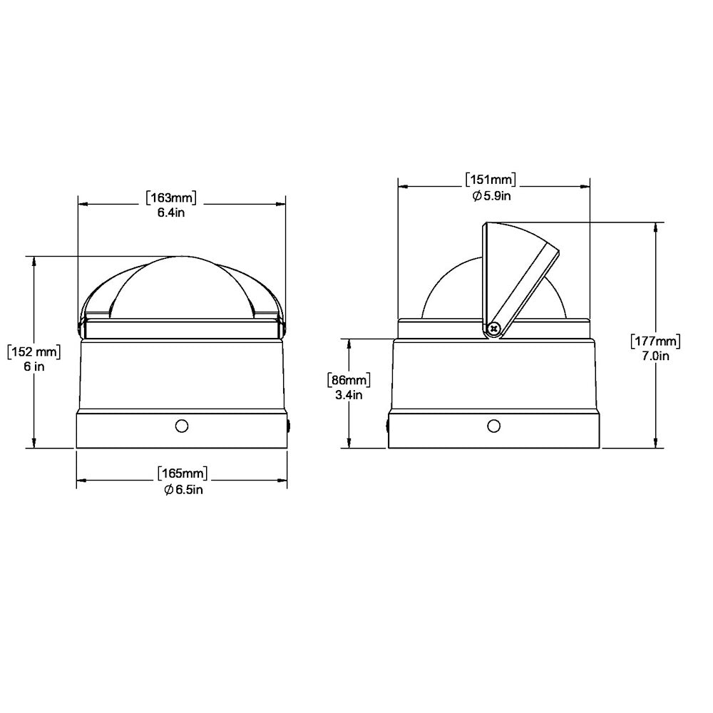 Ritchie DNP200 Navigator Compass  Binnacle Mount  Polished Stainless SteelBlack DNP200