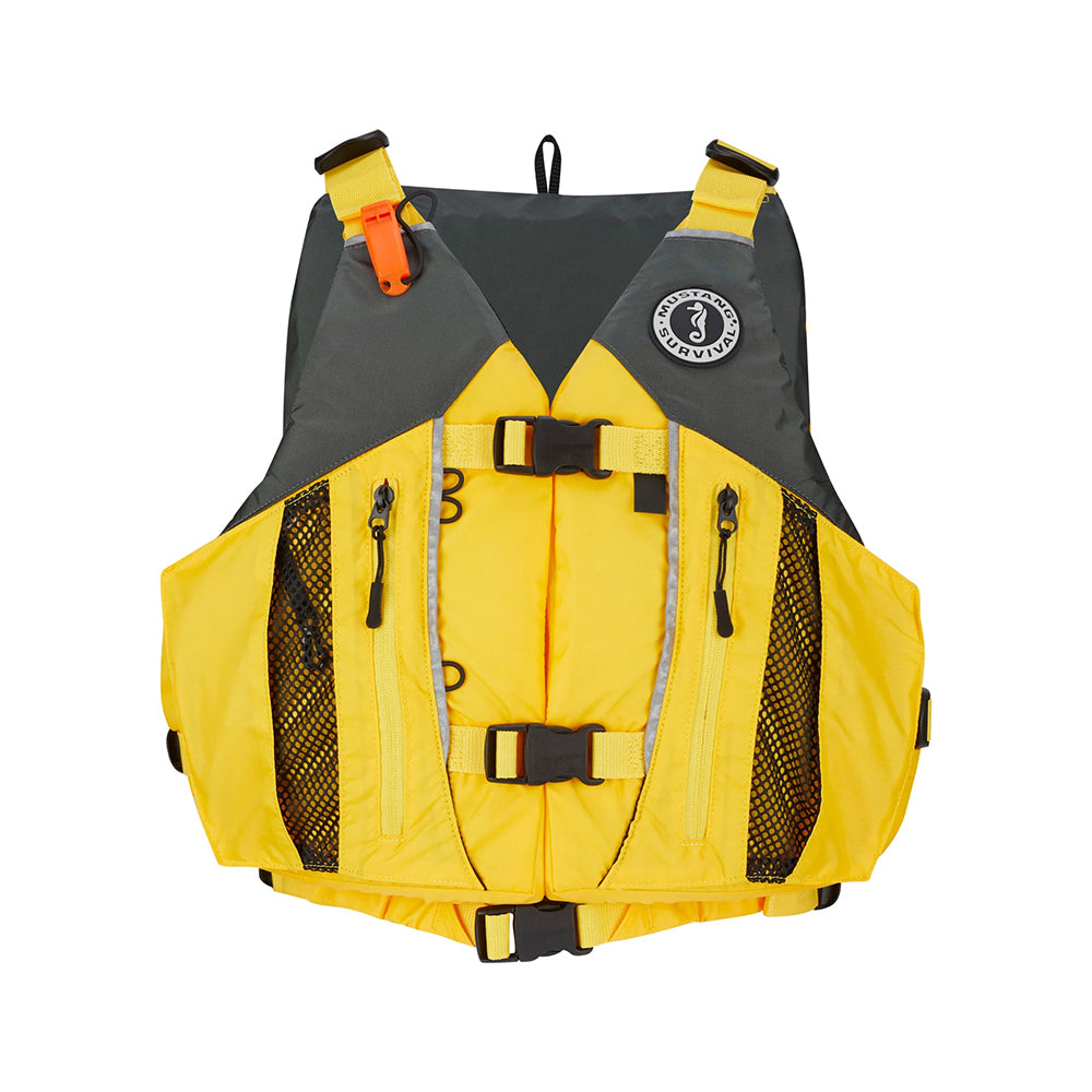 Mustang Solaris Foam Life Vest  ML  YellowGrey MV807002222ML