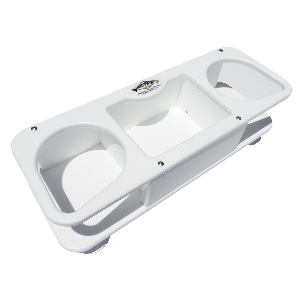Deep Blue Marine MB2 Double Cup Holder wSuction Cups MB2