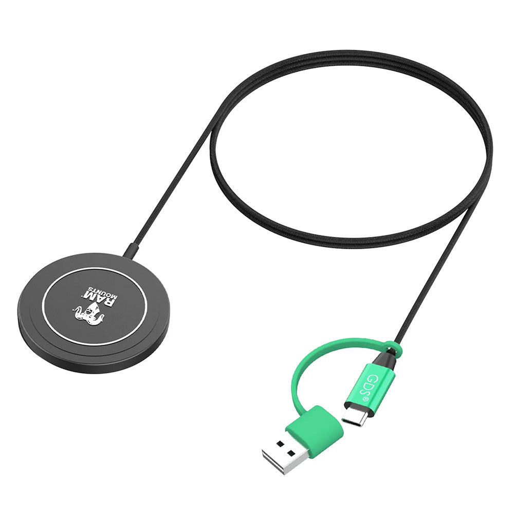RAM Mount RAM Qi2 15W Wireless Charger RAMGDSCHARGEW2M