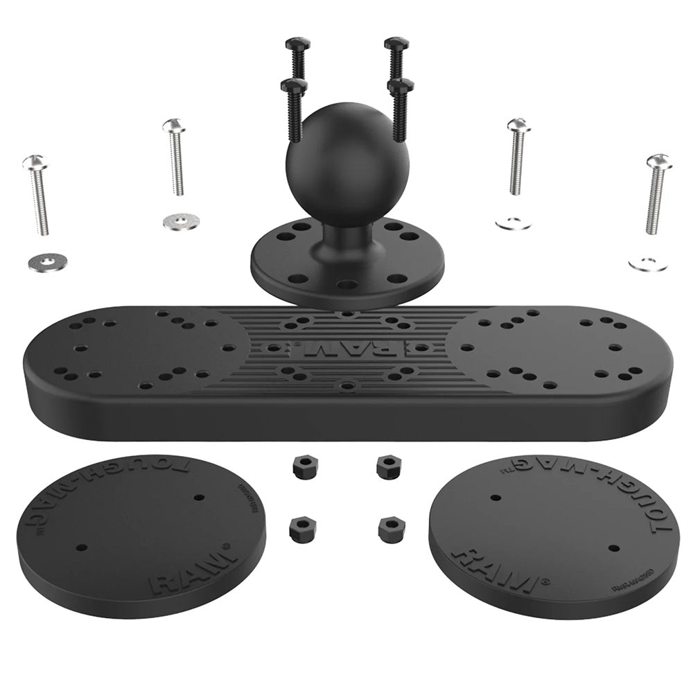 RAM Mount RAM ToughMag Double Magnetic Ball Base RAM202333MAG88U