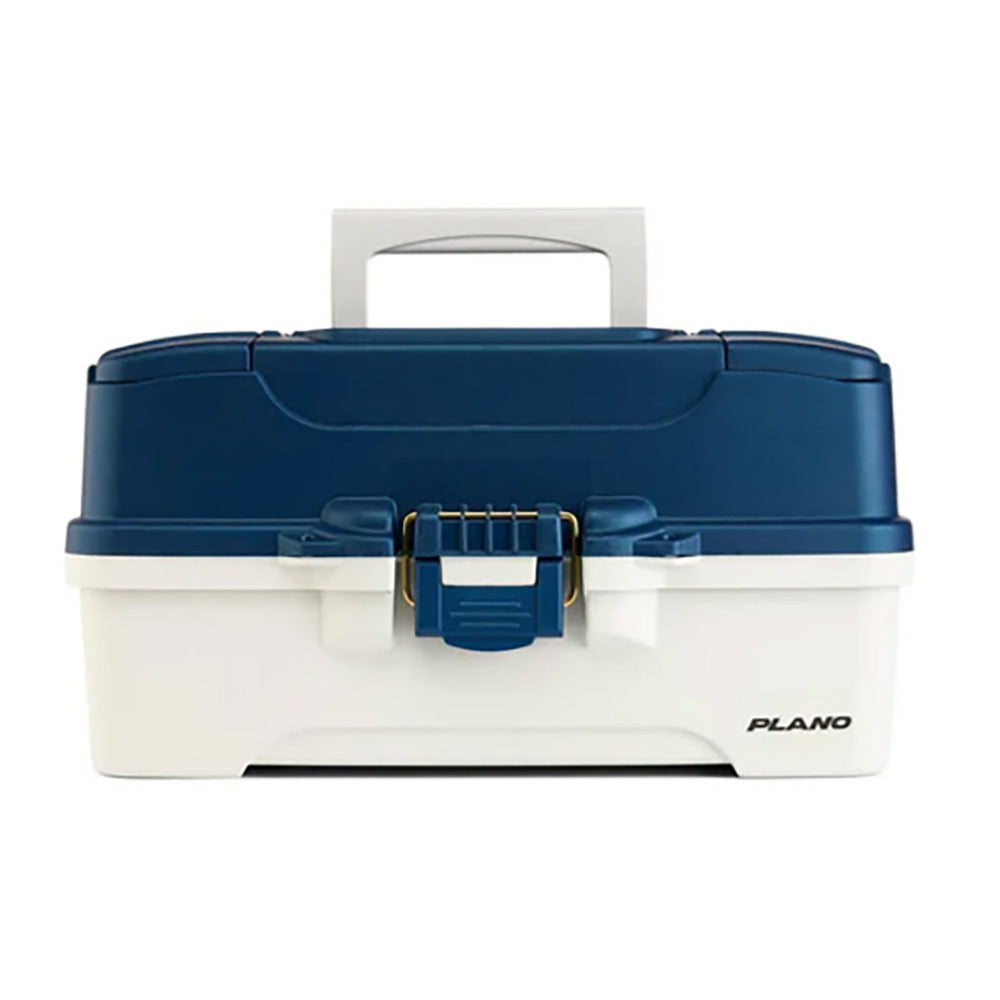 Plano ThreeTray Tackle Box  BlueWhite P000405