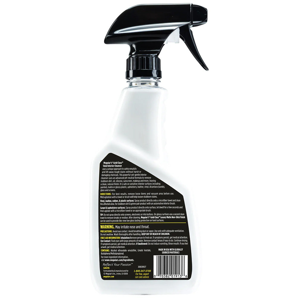 Meguiars Gold Class Total Interior Cleanser  16oz G262316