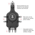 Ram Mount RAM QuickGrip Pro wBall  Qi2 15W Wireless Charger RAMHOLPD5BW2MU