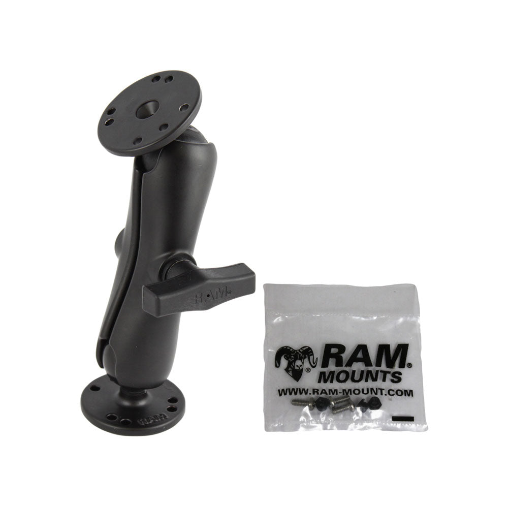 RAM Mount Double Socket Arm fGarmin Fixed Mount GPS  15 RAM101G2U