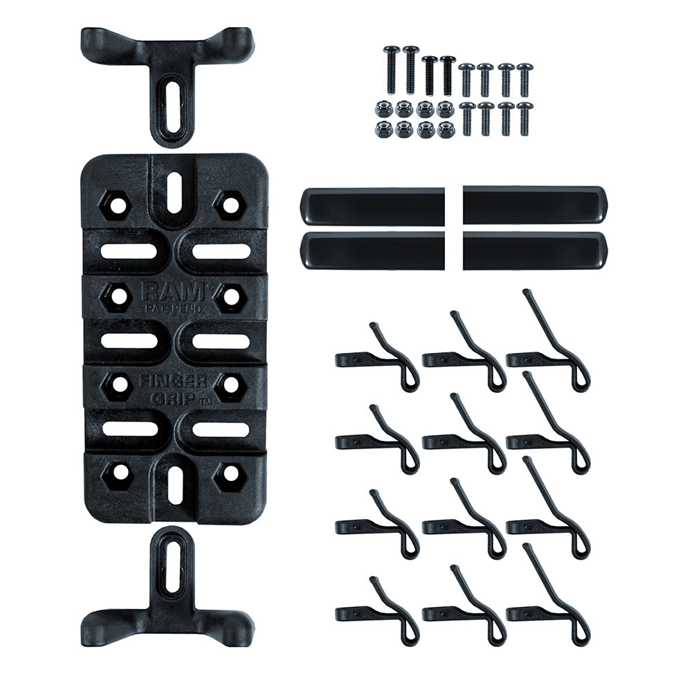 RAM Mount Universal Finger Grip Holder Handlebar Rail Mount RAMB149ZUN4U