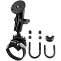 RAM Mount UBolt ATVUTV Strap wDouble Socket Arm and 14 20 Mounting Bolt Base RAMB149Z2202A
