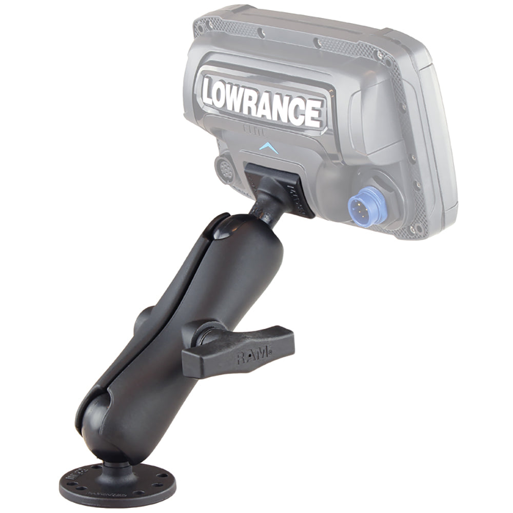 RAM Mount Quick Release Mount fLowrance Mark  Elite 5 RAM101LO11