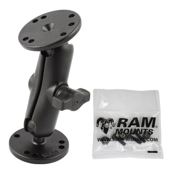 RAM Mount 1 Ball Light Use Surface Mount fGarmin echo 100 150 300c RAMB101G4