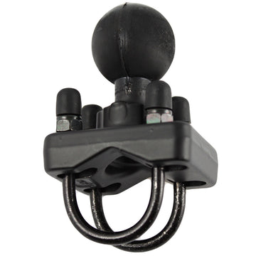 RAM Mount Stainless Steel Double UBolt Base w15 Ball fRails 1125 in Diameter RAM235U