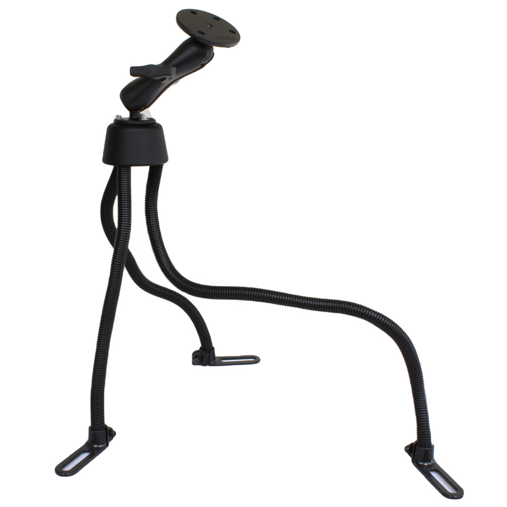 RAM Mount POD III NoDrill Mount wDouble Socket Arm 25 Round Base  368 Round Base RAM3163240U