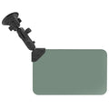 RAM Mount Suction Cup Mount wDark Green Sun Visor  50 Tint RAMB166326VISG1U