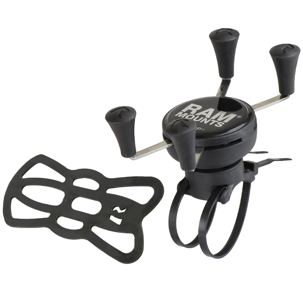 RAM Mount EZONOFF Bicycle Mount wUniversal XGrip Cell Phone Holder RAP2741UN7U