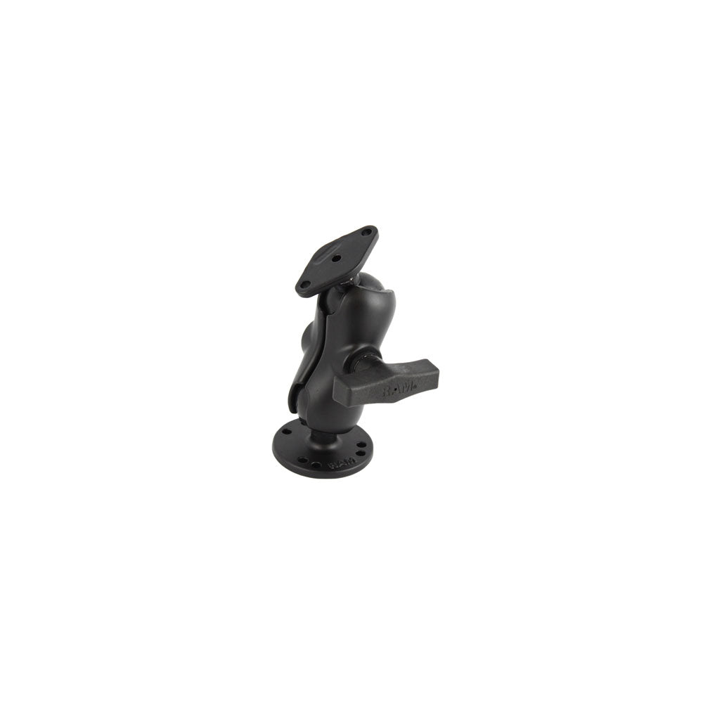 RAM Mount Screw Down Surface Mount Short Arm 15 Ball RAM138UB
