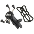 RAM Mount Universal XGrip Cell Phone Cradle wDouble Socket Arm RAPHOLUN7B201U