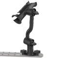 RAM Mount RAM Tube Jr Rod Holder with Spline Post Extension Arm and Track Base RAP390PA421