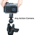 RAM Mount RAM 1 Ball Adapter for GoPro Bases with Short Arm and Action Camera Adapter RAPBGOP2AGOP1U