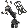 RAM Mount Small ToughClaw Base wDouble Socket Arm  Universal XGrip CelliPhone Cradle RAMB400UN7