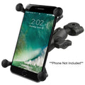RAM Mount RAM Torque 38  58 Diameter Mini Rail Base with 1 Ball Short Arm and XGrip for Larger Phones RAMB4083762AUN10