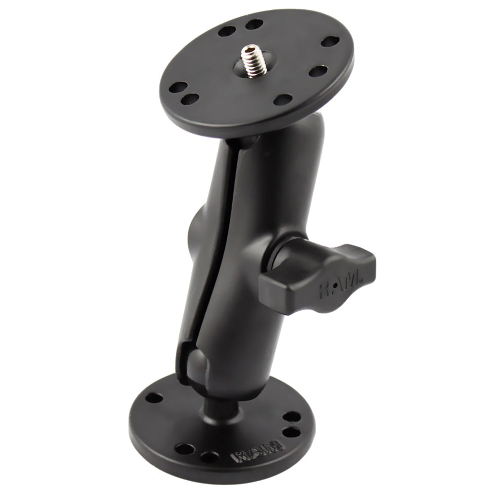 RAM Mount Double Ball Mount w1420 Male Thread RAMB101AU