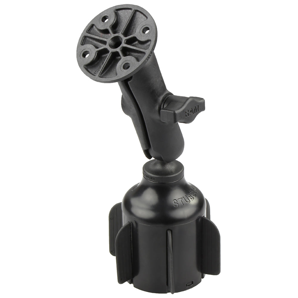 RAM Mount RAM Stubby Cup Holder Mount wRound Plate RAPB2994202U