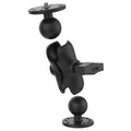 RAM Mount RAM Double Ball Mount w1420 Male Thread  Short Arm RAM101AUB
