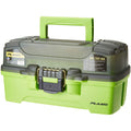 Plano 1Tray Tackle Box wDual Top Access  Smoke  Bright Green PLAMT6211