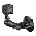 RAM Mount RAM TwistLock Suction Cup Mount wUniversal Action Camera Adapter RAMB166GOP1U