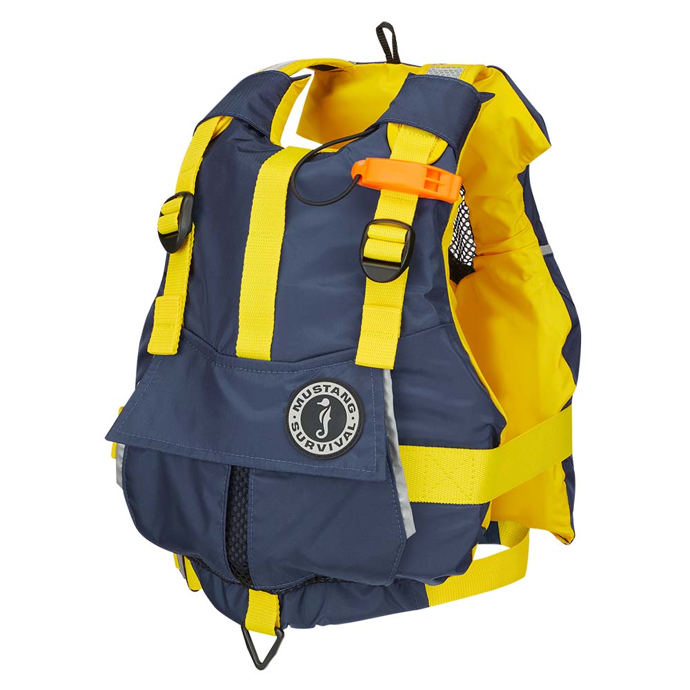 Mustang Youth Bobby Foam Vest  YellowNavy MV250050216