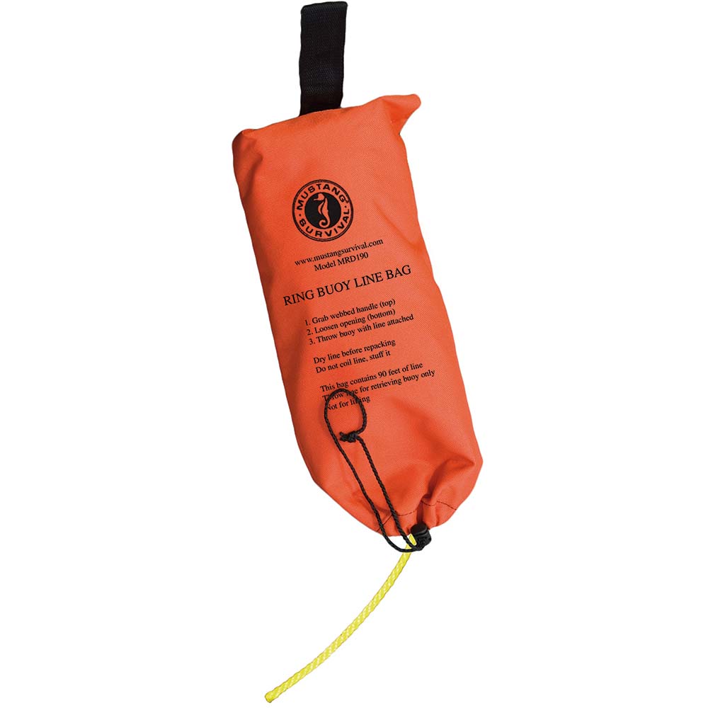 Mustang Ring Buoy Throw Bag  90 Rope MRD19000215