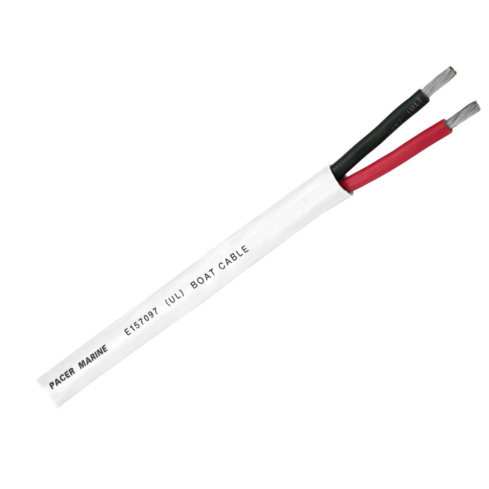 Pacer Duplex 2 Conductor Cable  500  142 AWG  Round Cable  Red Black WR142DC500